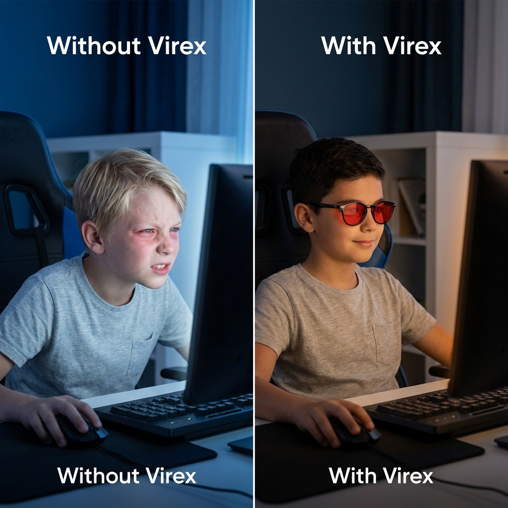 Virex™ Blue Light Blocker Glasses 3.0 - Children's Protection