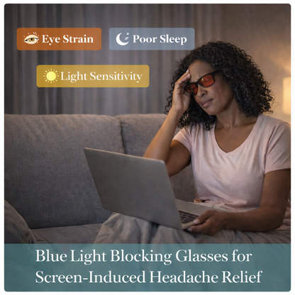 Virex™ Unisex Red & Orange Lens Blue Light Glasses 2.0