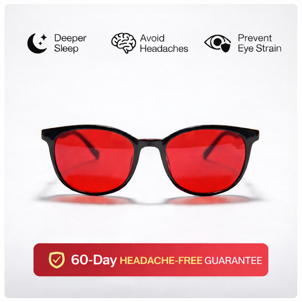 Virex™ Unisex Red & Orange Lens Blue Light Glasses 2.0