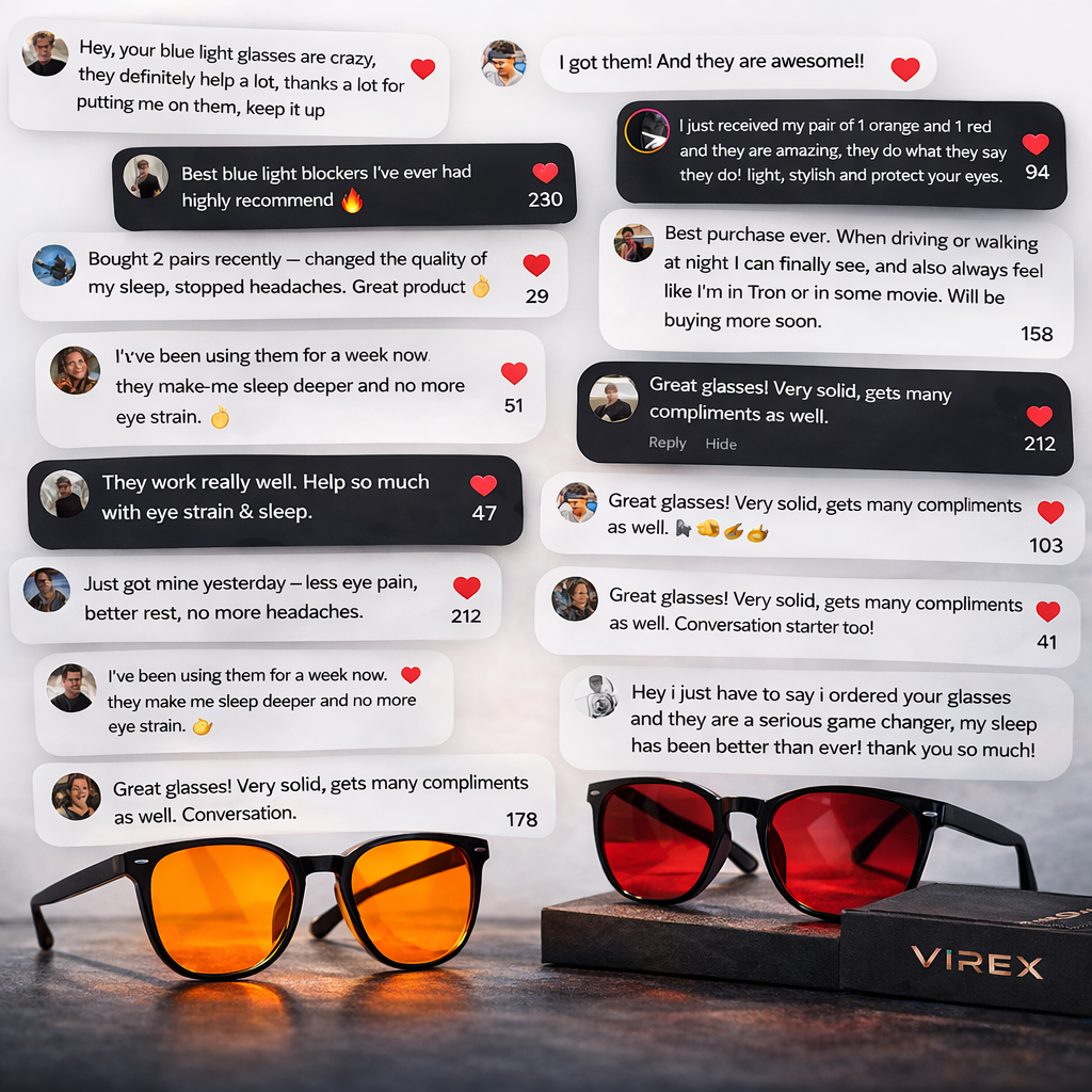 Virex™ Blue Light Blocker Glasses 2.0