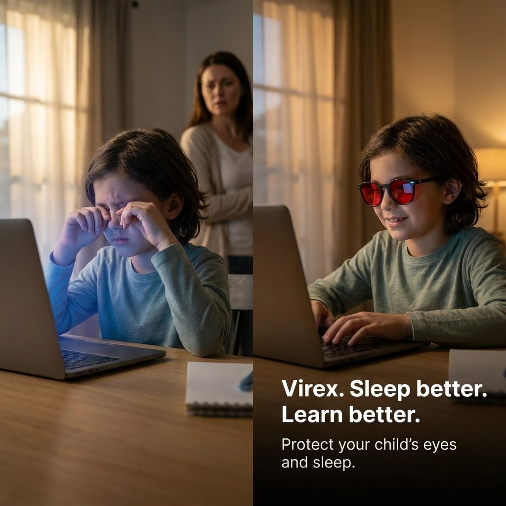 Virex™ Blue Light Blocker Glasses 3.0 - Children's Protection